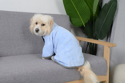 Quick-Drying Pet Absorbent Towel Dog Bathrobe Pet Dog Bath Towel for Dogs Cats Microfiber Absorbent Pet Drying Towel Pet Supplies Pet Products